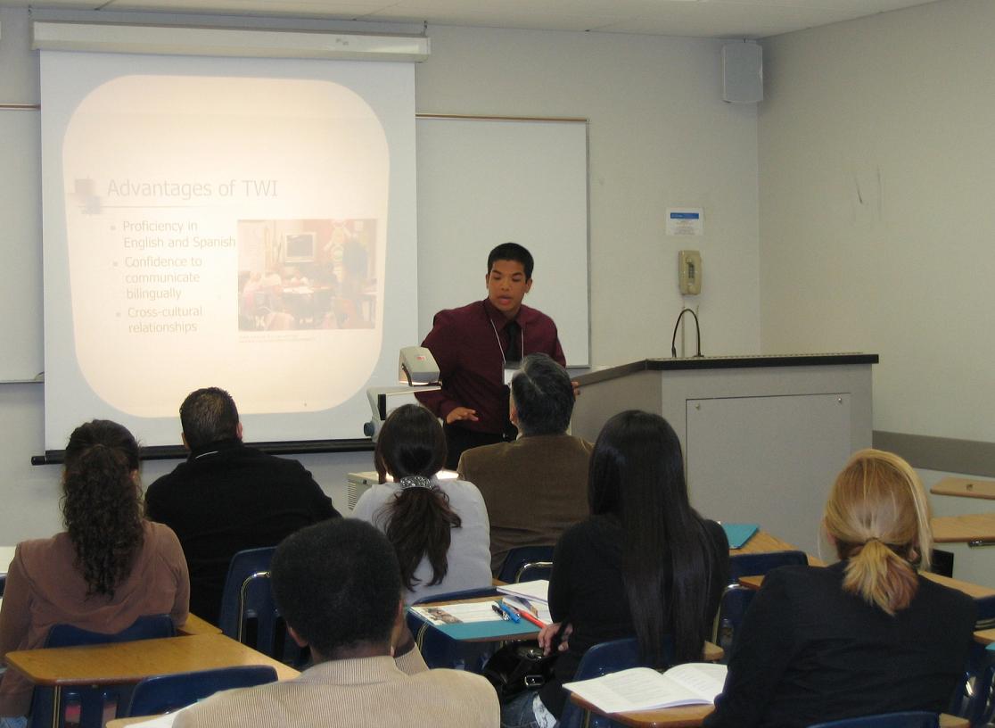ECC HTP's very own John Bacolores makes his presentation