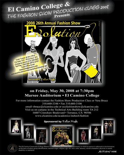 Evolution 26 Fashion Show Flyer