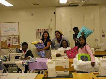 Tailor Made Teamwork! (left to right) Josephine Fox, Araceli Arriola, Jennifer Mejia, Deondre Parker, Francine Blackstone & Joyce Joaquin.