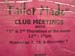 Tailor Made Club Meeting Flyer, last dates!