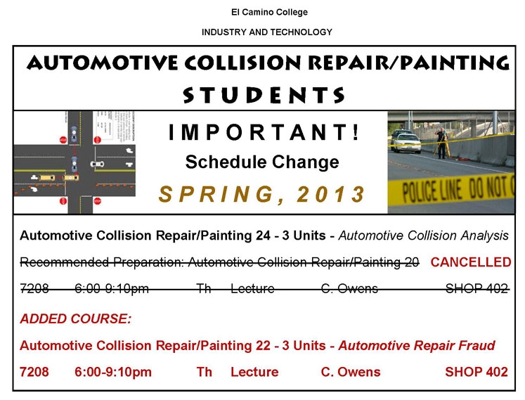 ACRP Schedule Change 2013