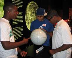Students in the JPL Museum