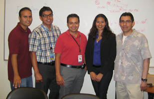MESA Alumni with MESA Director, Arturo Hernandez