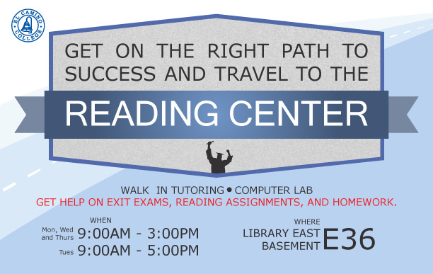 Reading Success Center Spring 2014 Flyer