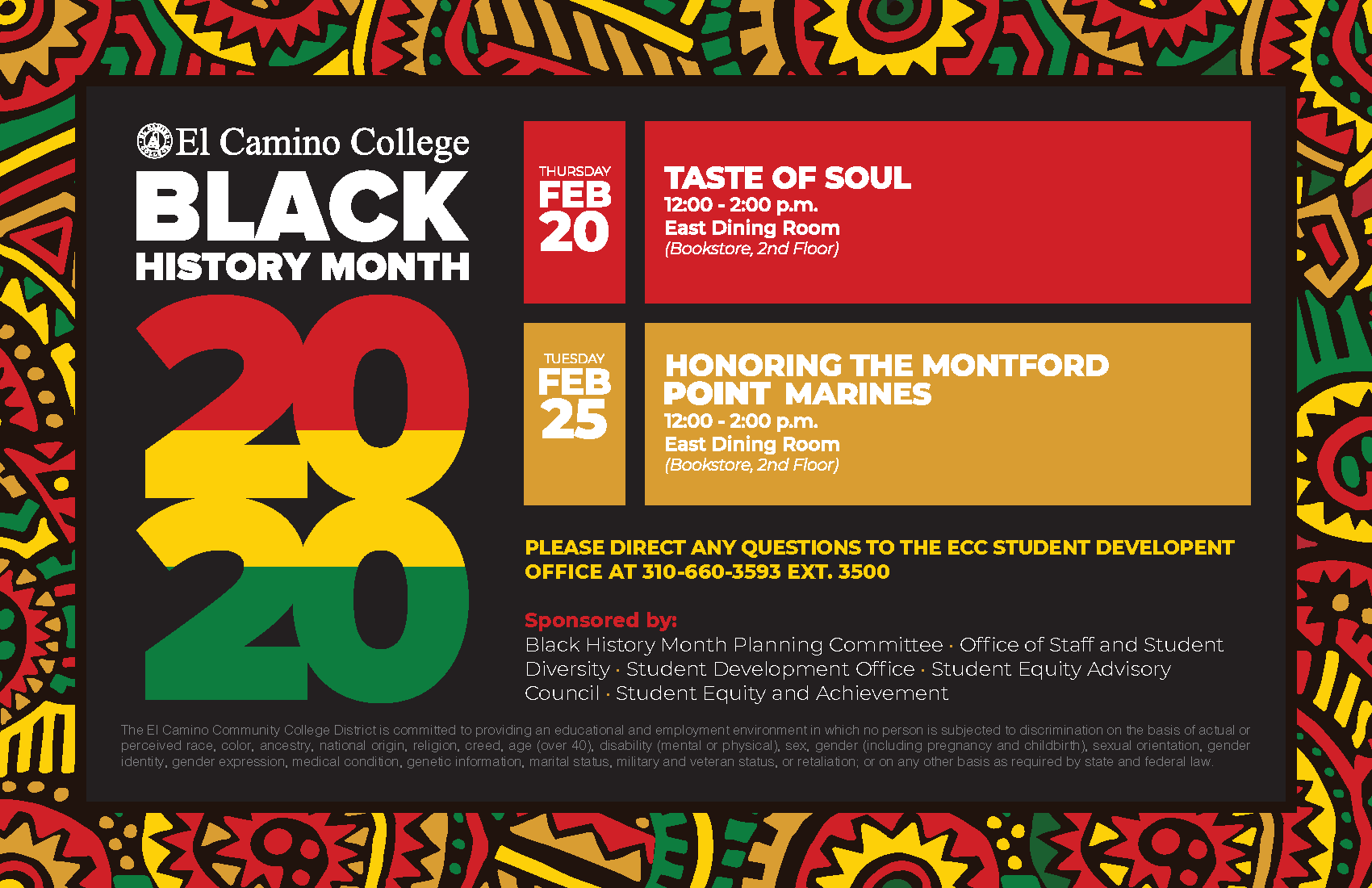 Black History Month Calendar Template Black History Month Calendar Template