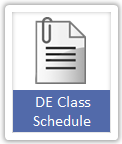 DE Class Schedule