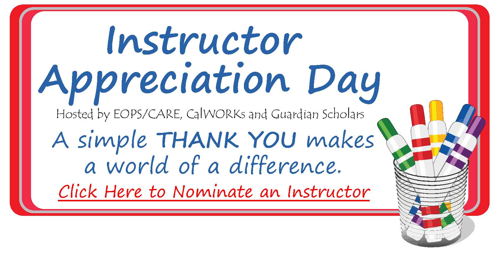 Instructor Appreciation Day