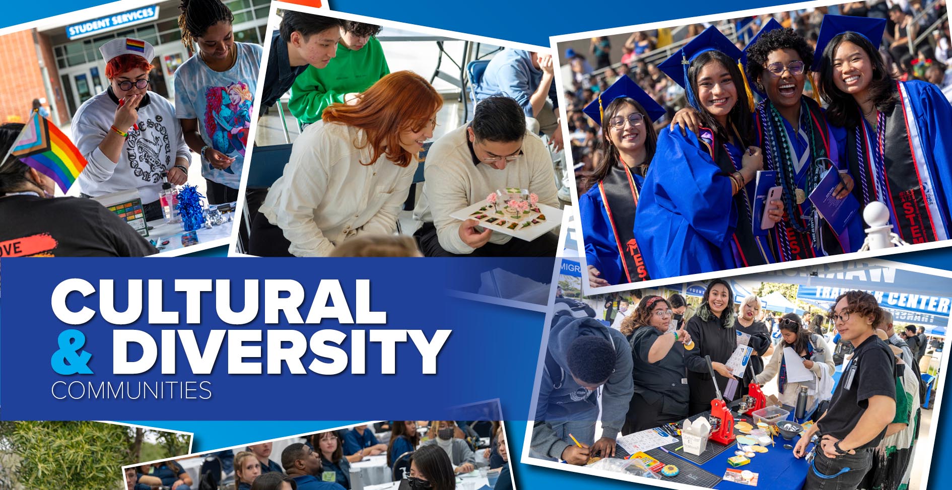 Photos of various students 


