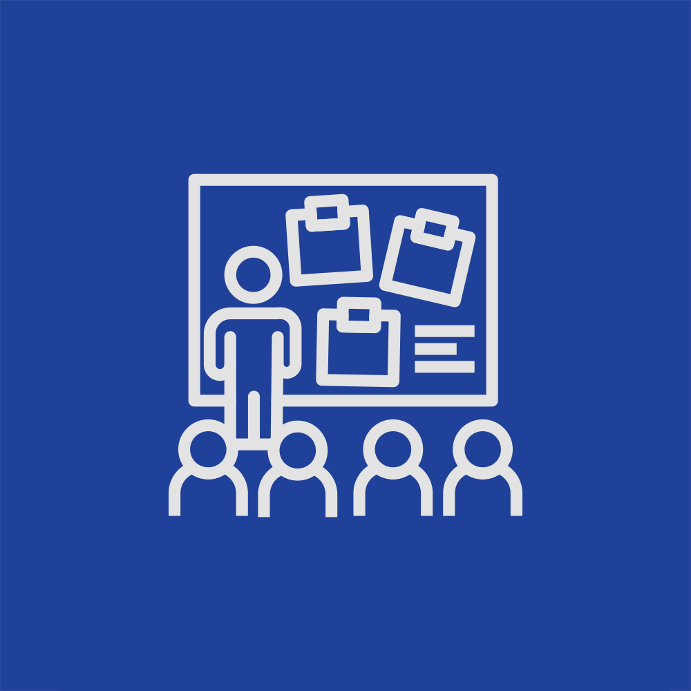 Clipboard with cog icon