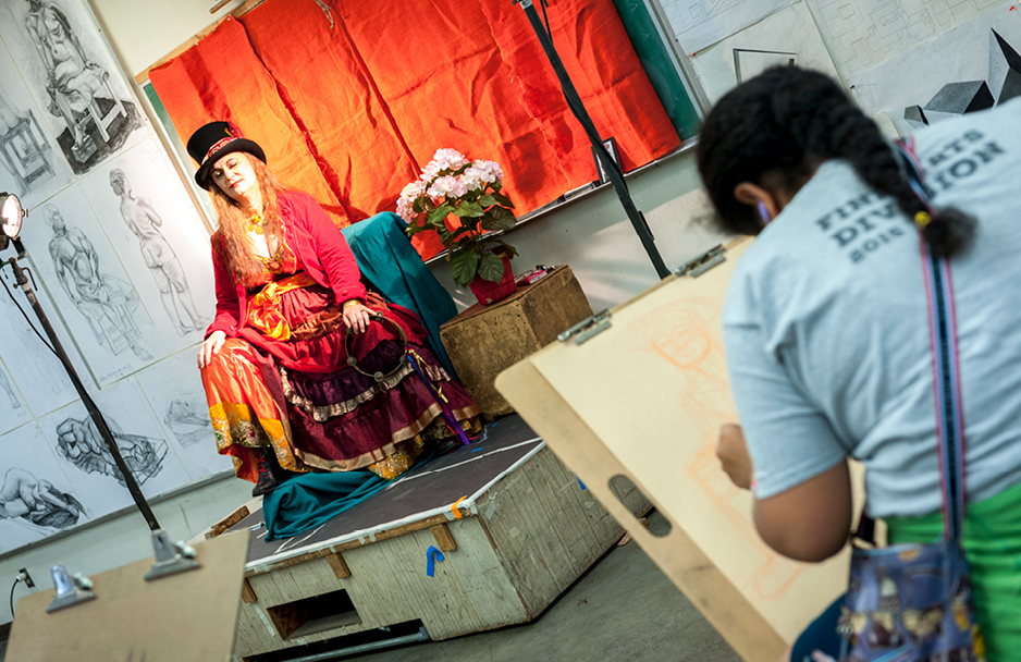 Art classroom
