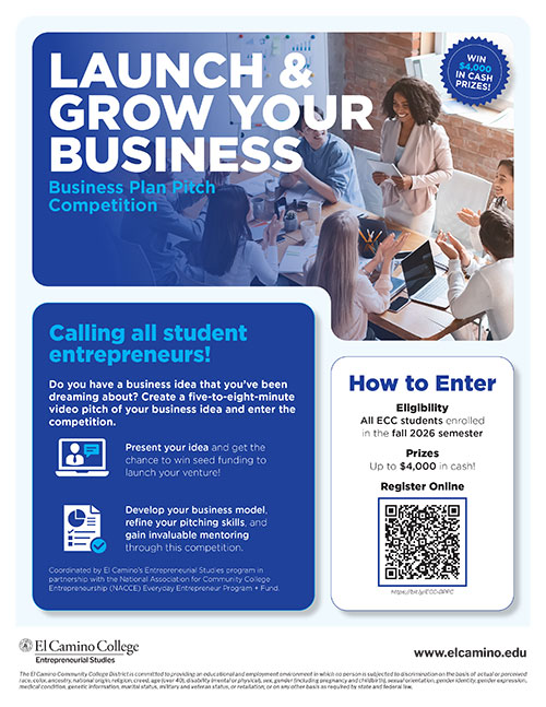 Business Pitch Competition Flyer