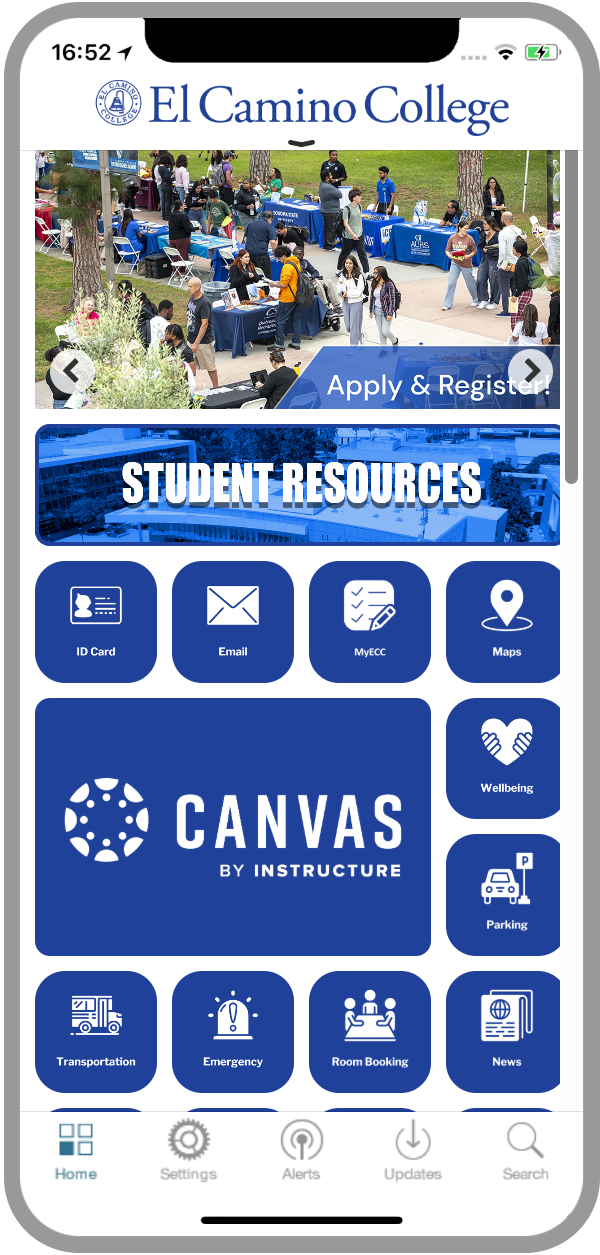 El Camino App Screen 1
