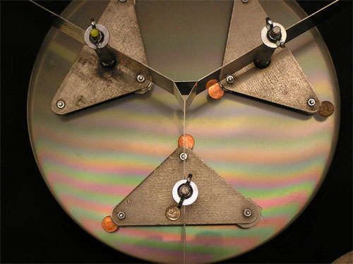 Close-up of secondary mirror