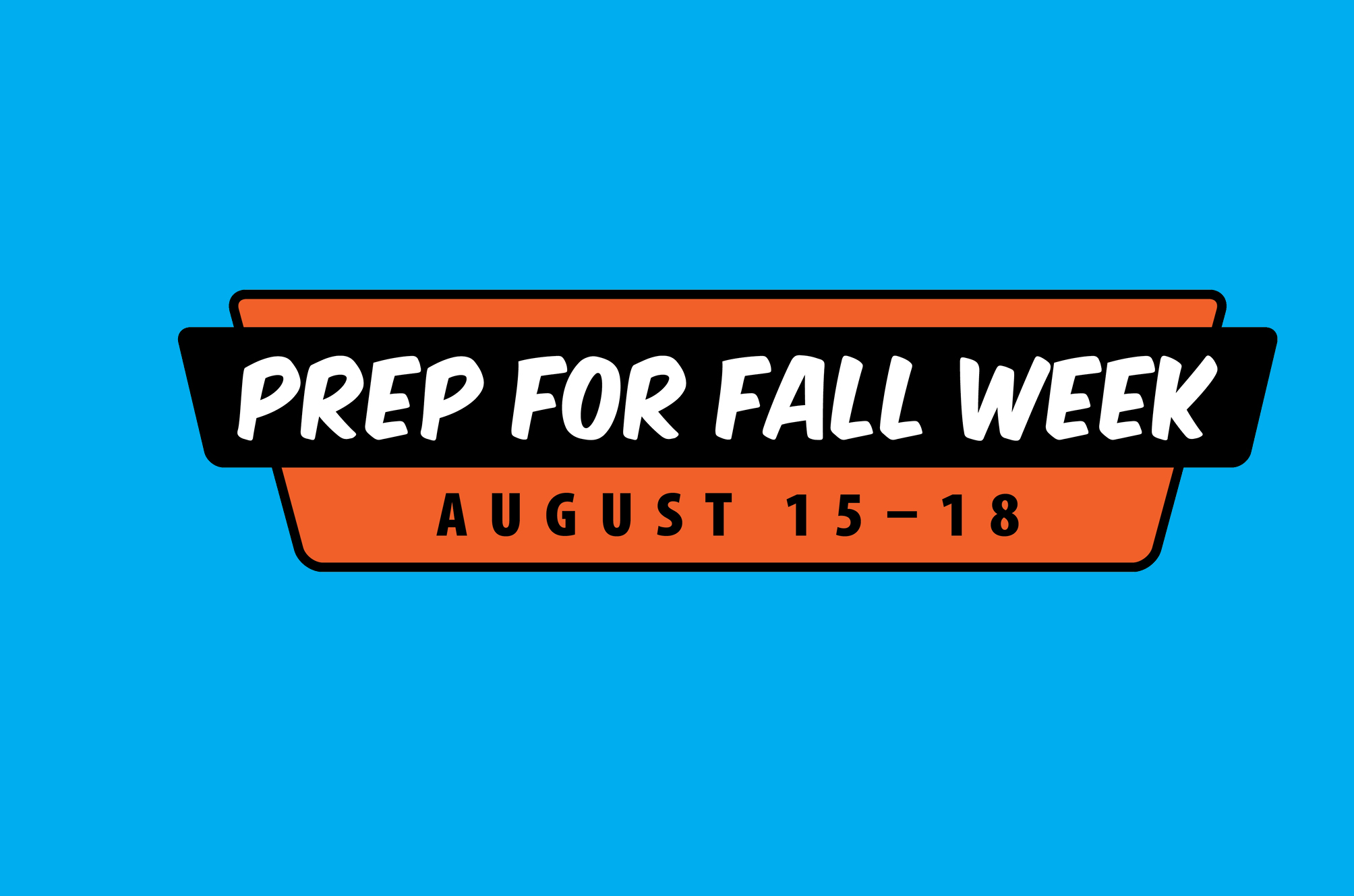 Prep for Fall Week banner graphic
