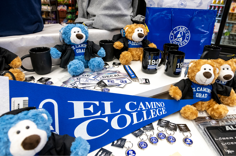 Commencement merchandise at the Bookstore.