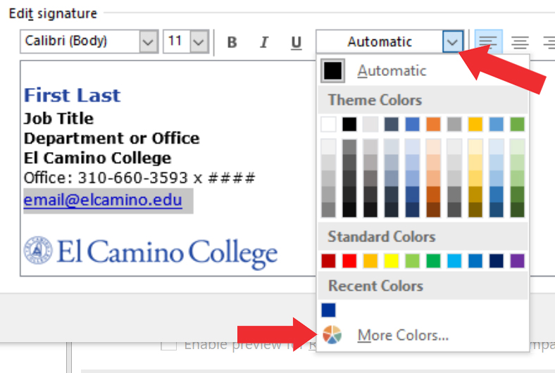 Change URL Color