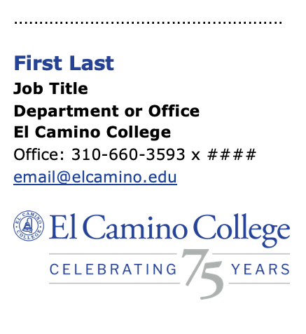 Email Signature Sample