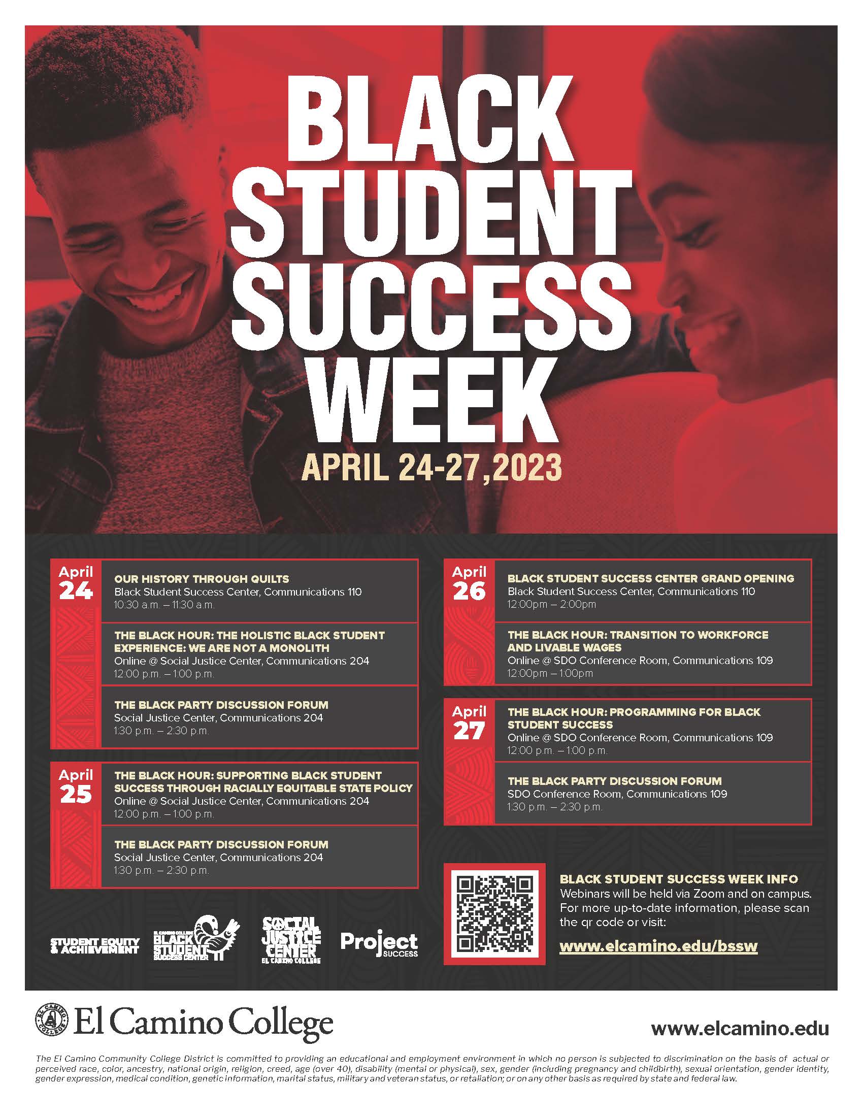 Black Student Success Week El Camino College Torrance, CA
