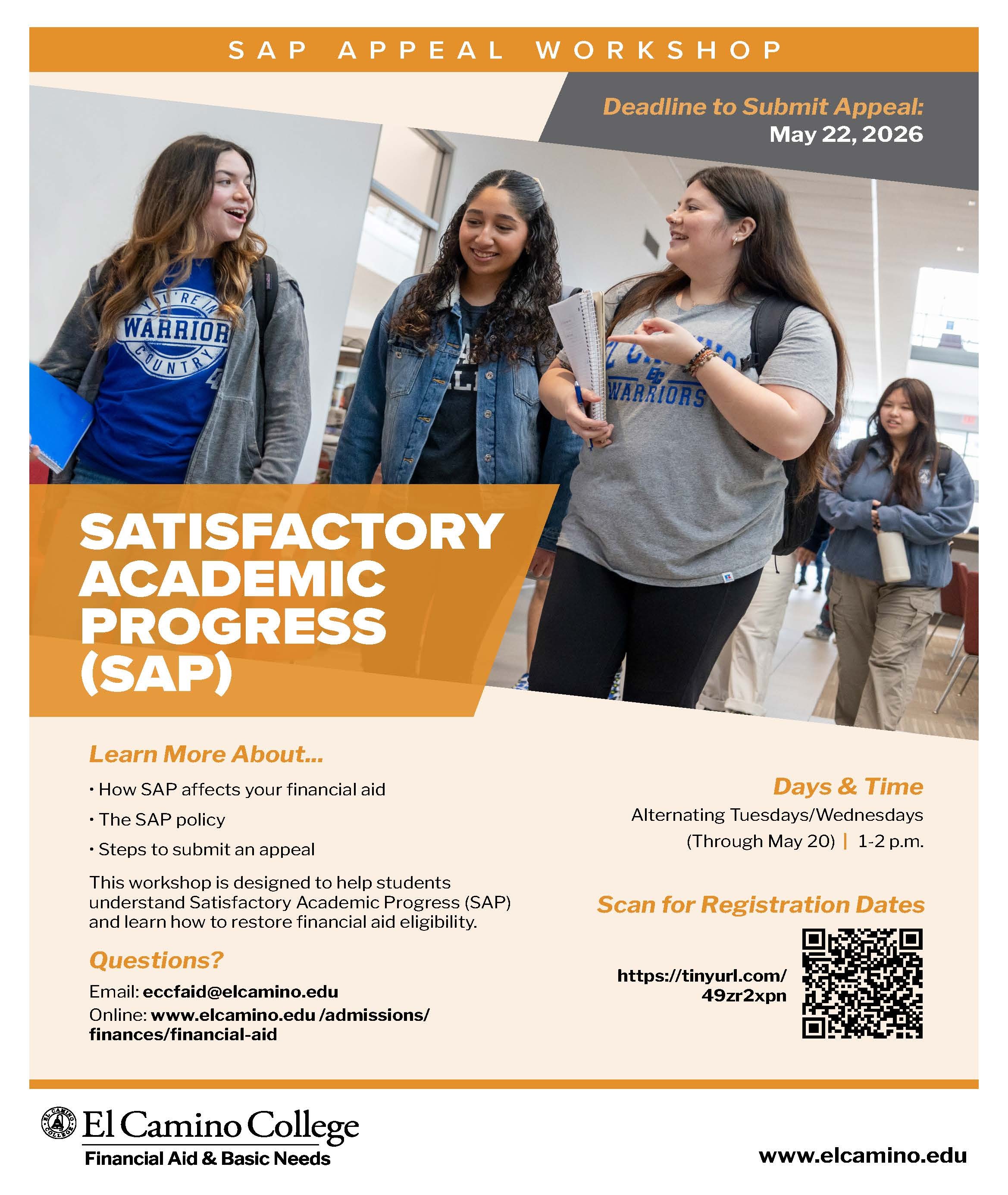 SAP Appeal Workshop Flyer