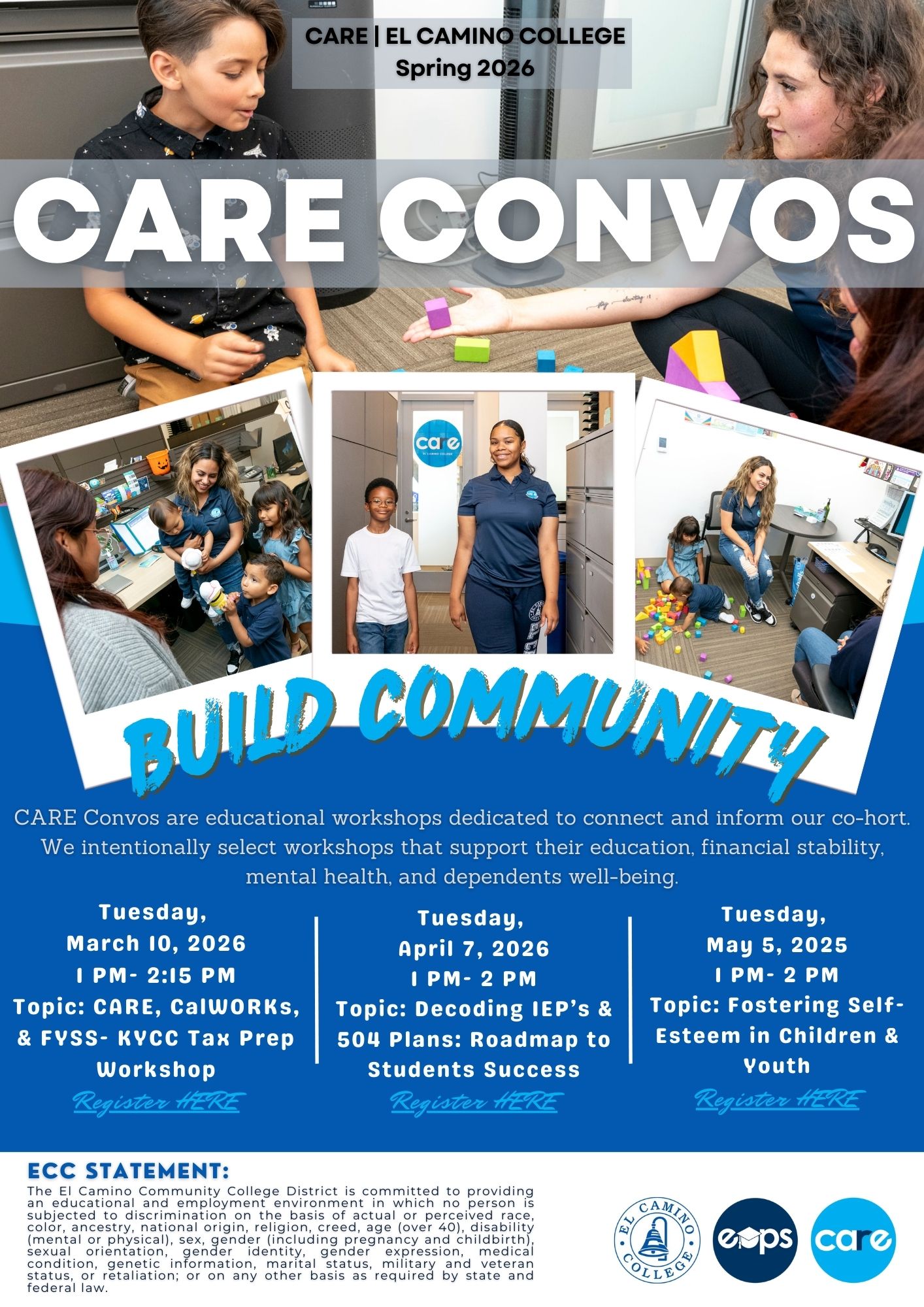 Spring 2026 CARE Convos Flyer