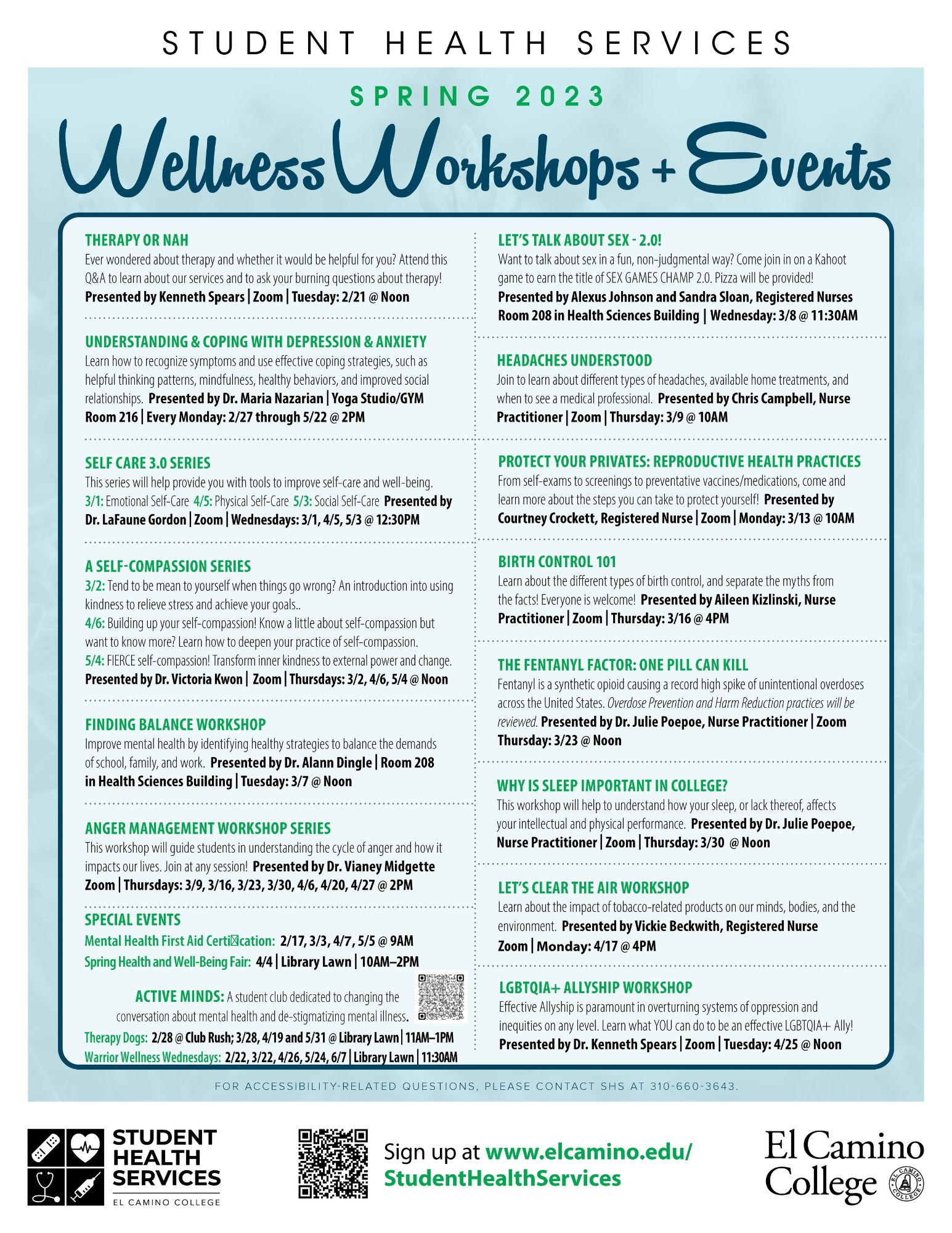 SHS Workshop FLyer