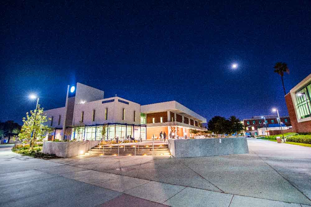 ITEC Building at night