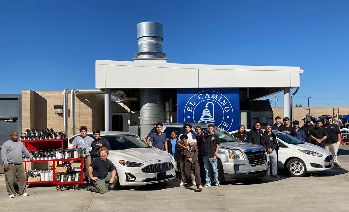 El Camino College Auto Collision Repair & Painting Program Receives Major In-Kind Donations and Support from Industry Partners