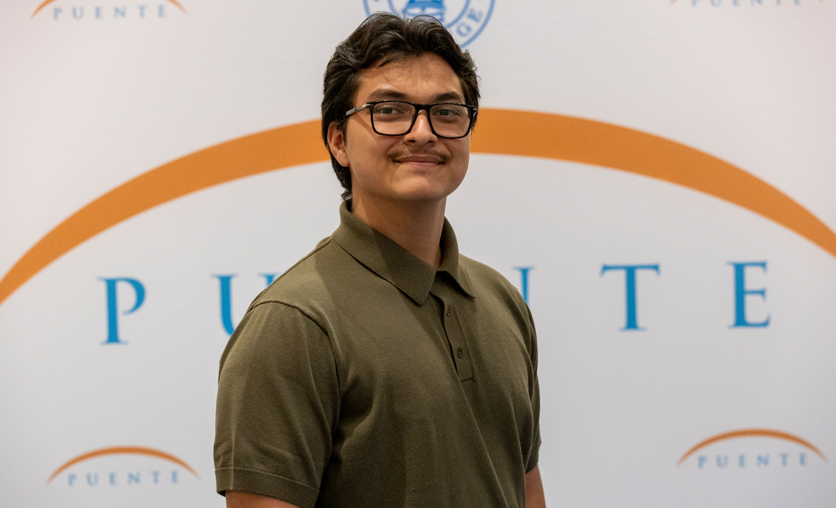 El Camino College student Adrian Reyes will be transferring to Cal State Long Beach this fall thanks, in part, to the support of the PUENTE Project.