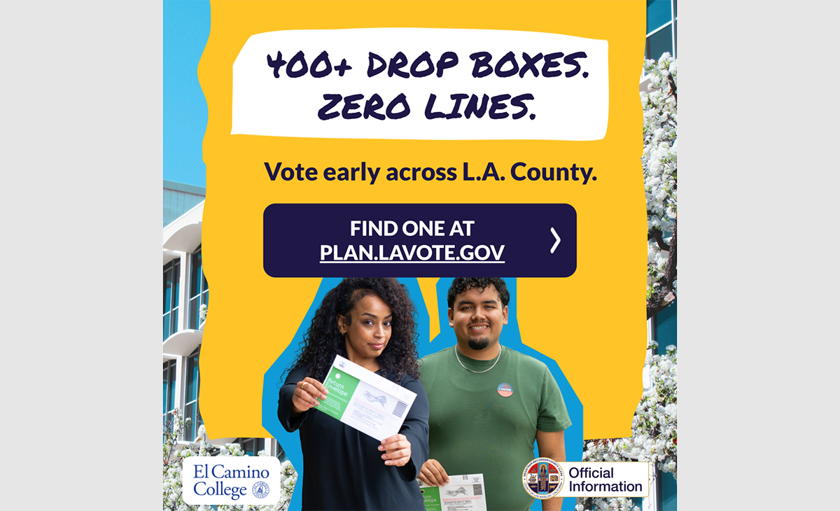 El Camino College to Serve as an Early Vote Center for November 3 General Election