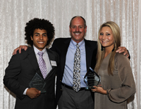 Javier Molina, Tony Barbone and Ashleigh Gideon Photo