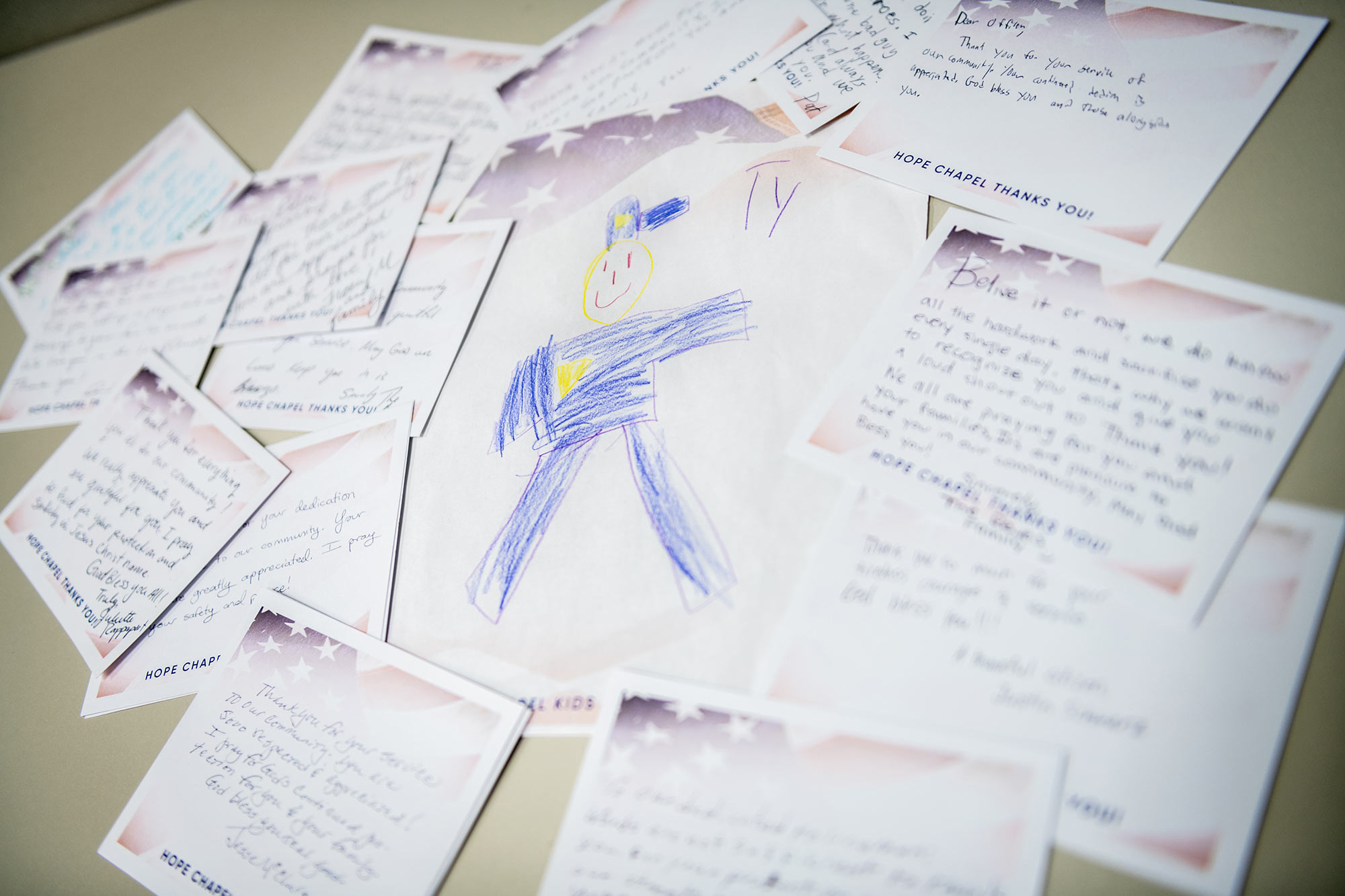 ECC Police: Notes of Thanks