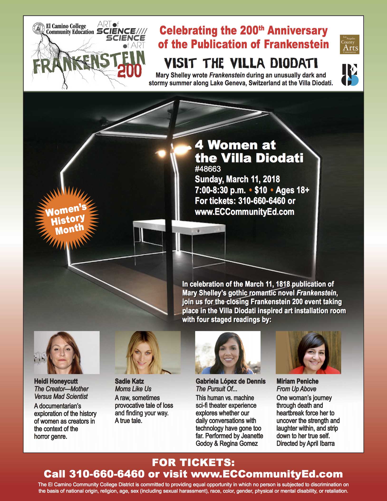 4 Women at the Villa Diodati