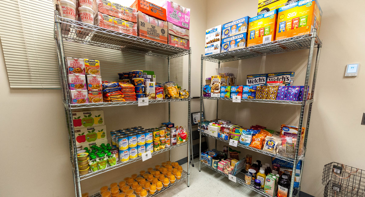 warrior pantry ribbon cutting