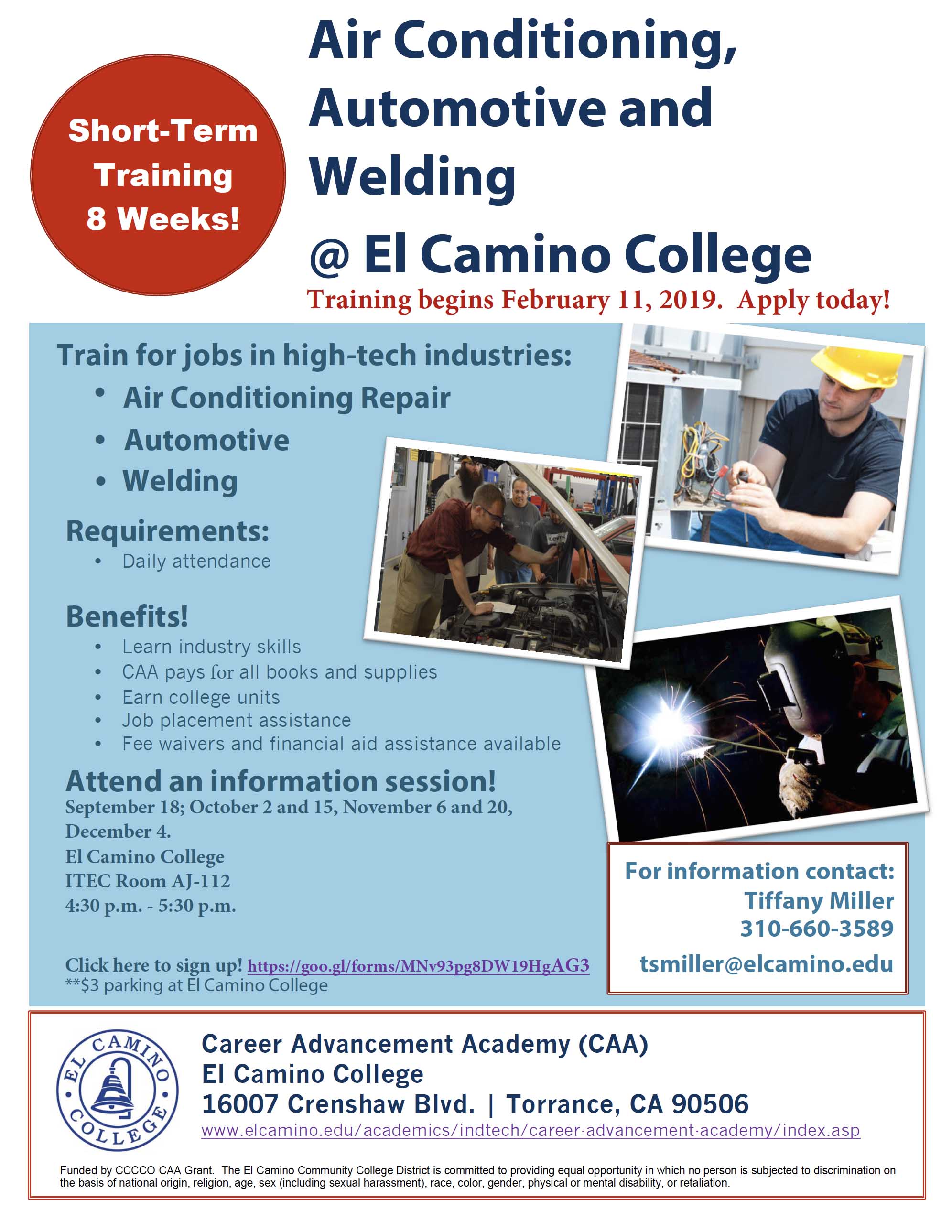 CAA: Training for a New Career!