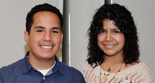 Victoria Navarro and Daniel Salas