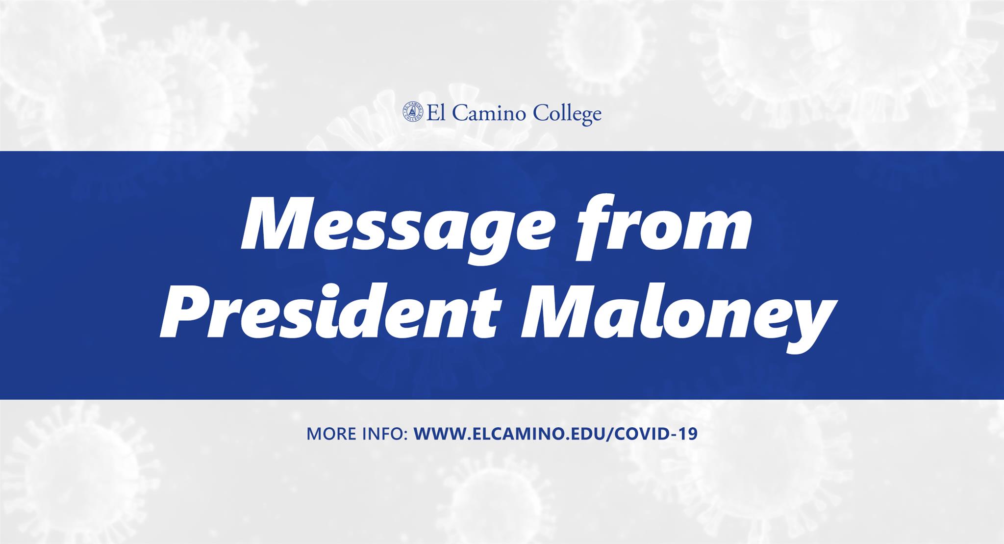 Warriors Together: A Message from President Maloney