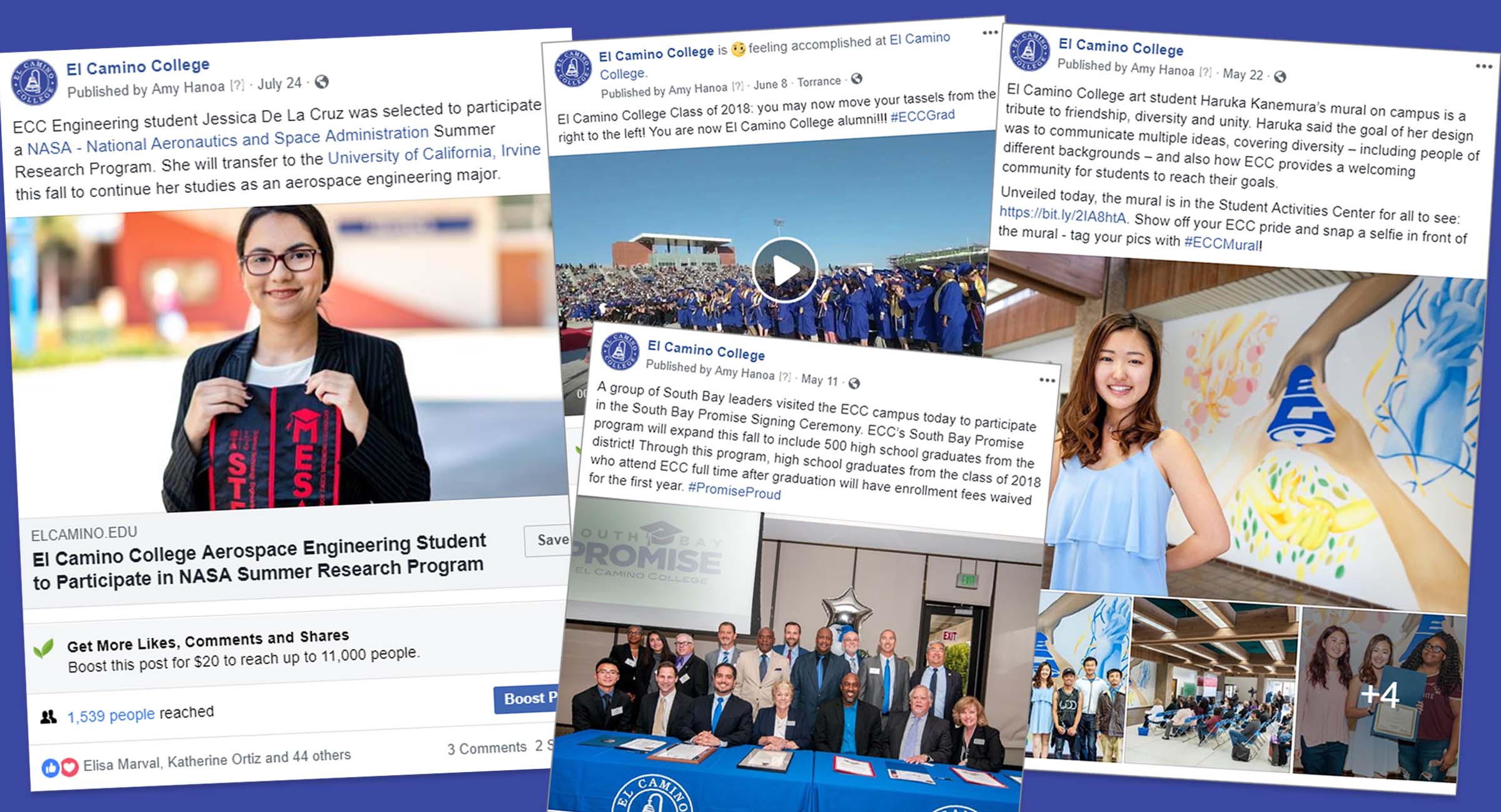 ECC: Connect Via Social Media