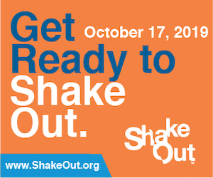 Great Shakeout Earthquake drill october 17, 2019