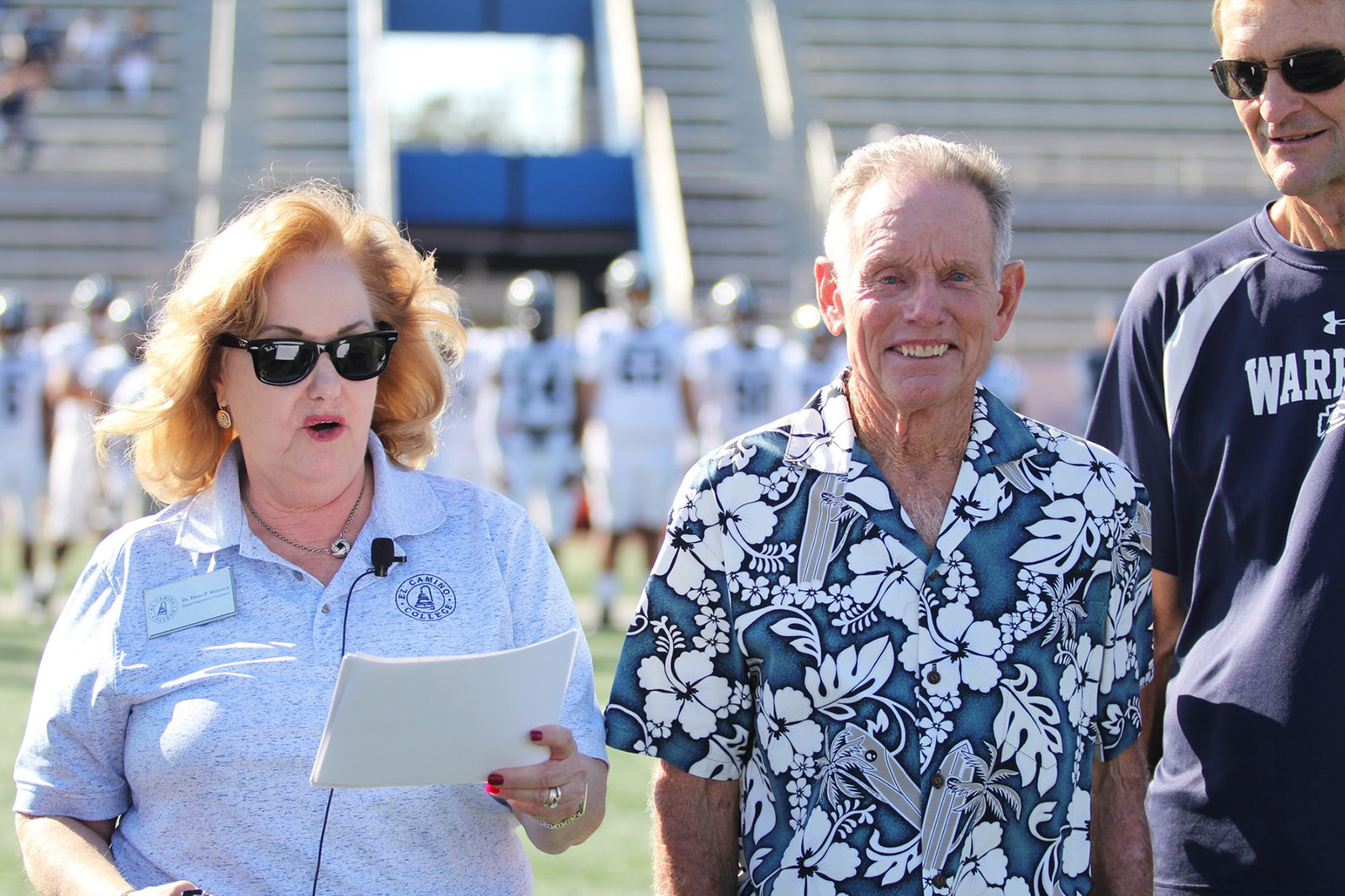 Featherstone Field Dedicated at Homecoming Football Game