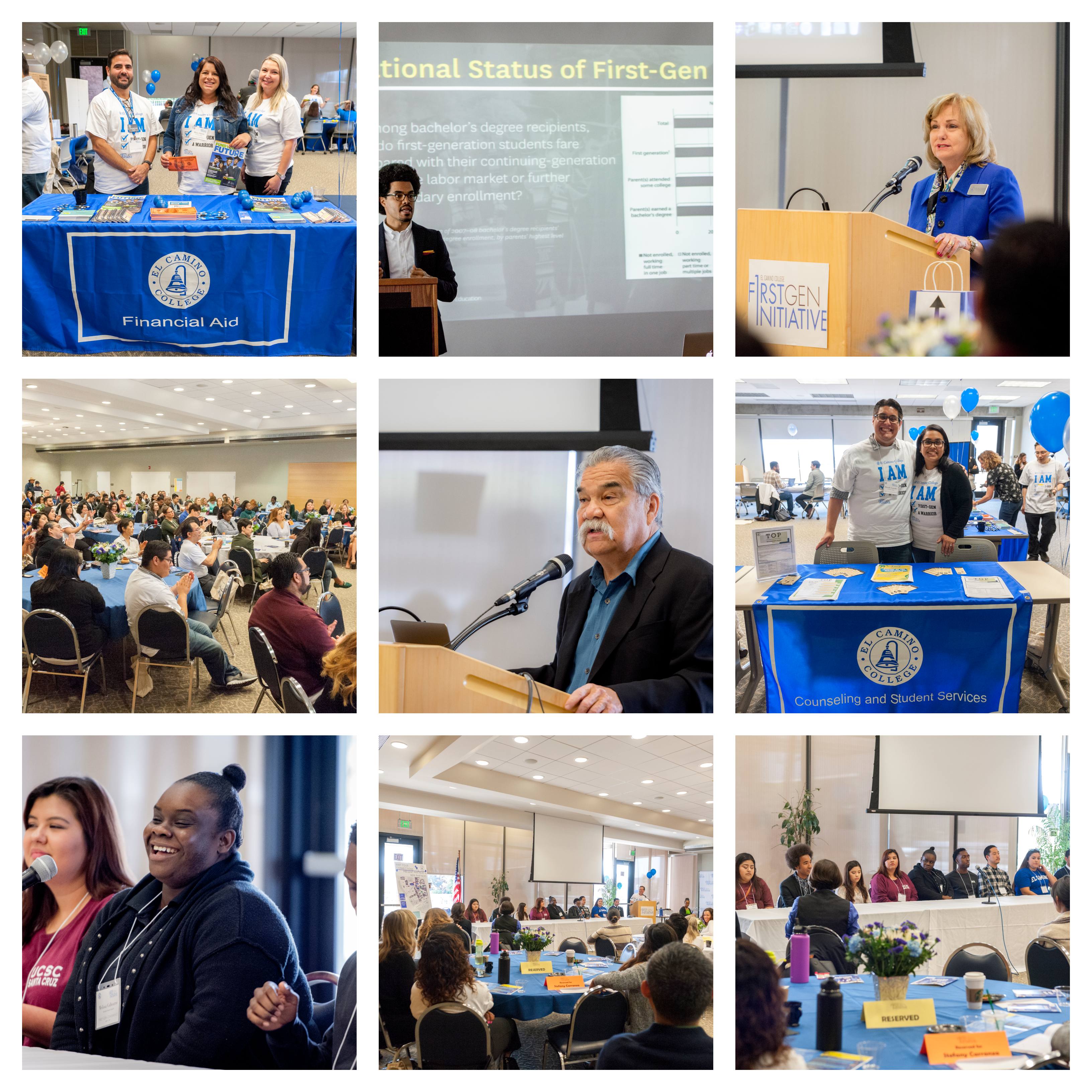 Photo Collage of First-Gen Conference