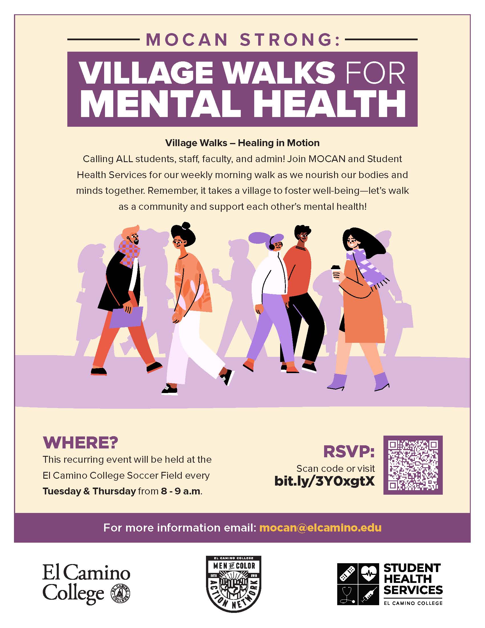 Flyer of MOCAN Village Walks