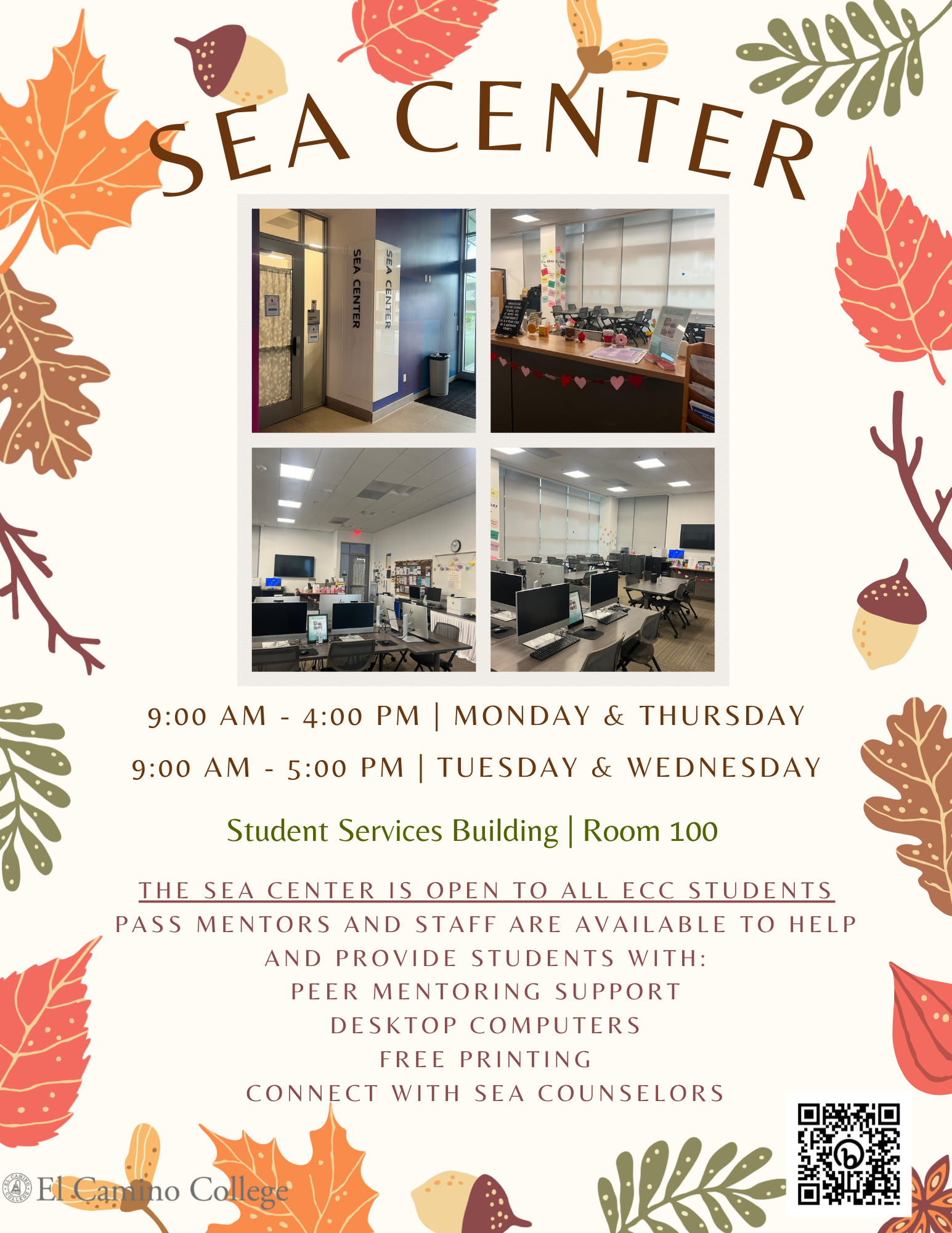 Fall 2025 SEA Center Flyer